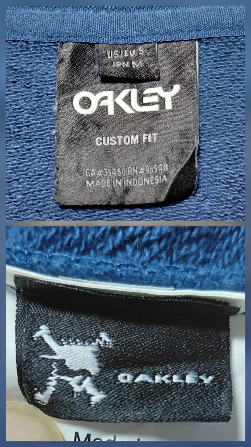 [정품] 오클리(Oakley) 하프 집업 후드티 (블루/95) 상품이미지6