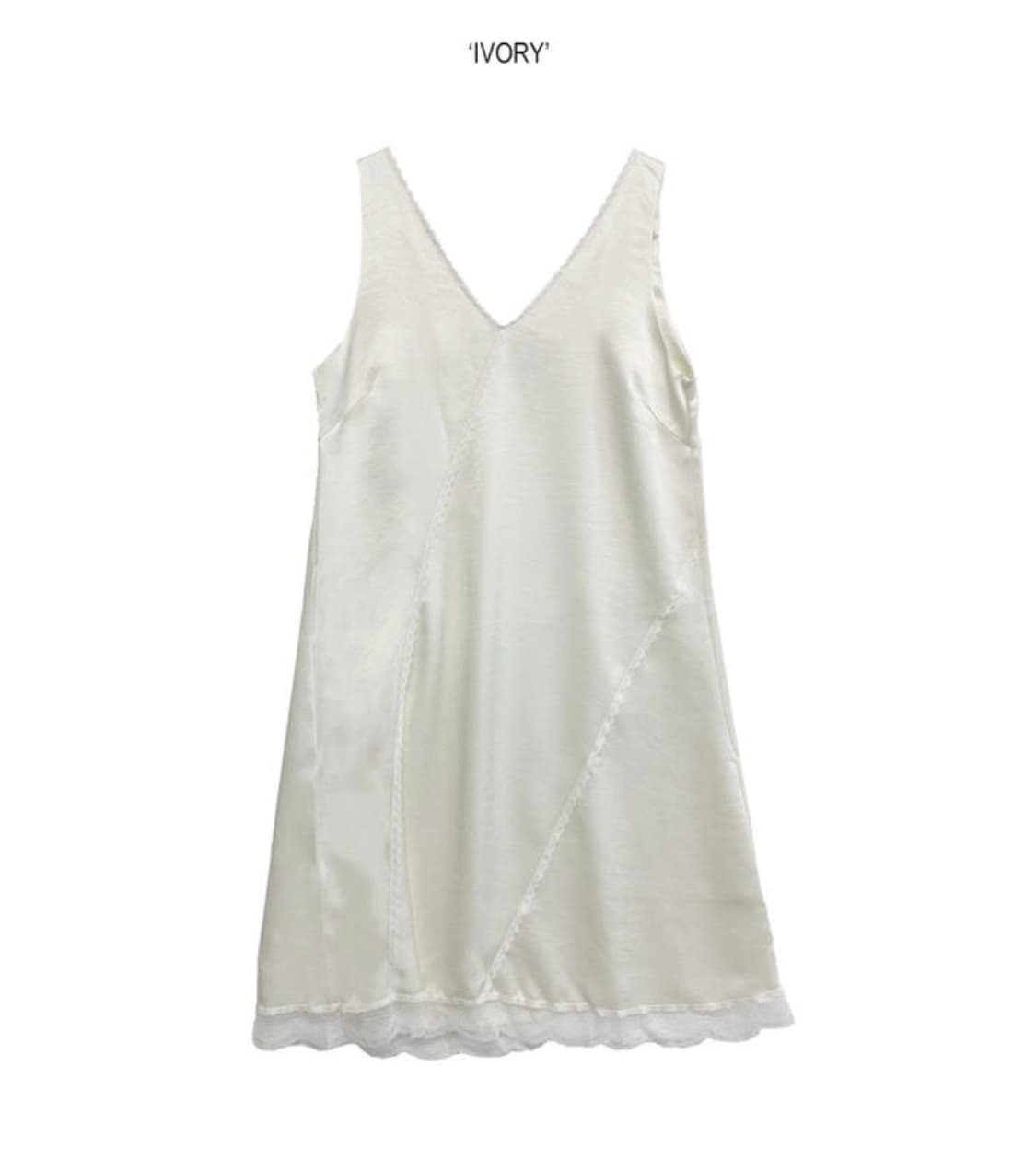 blemto lace sleeve ops 레이스 슬리브 원피스 ivory 상품이미지4