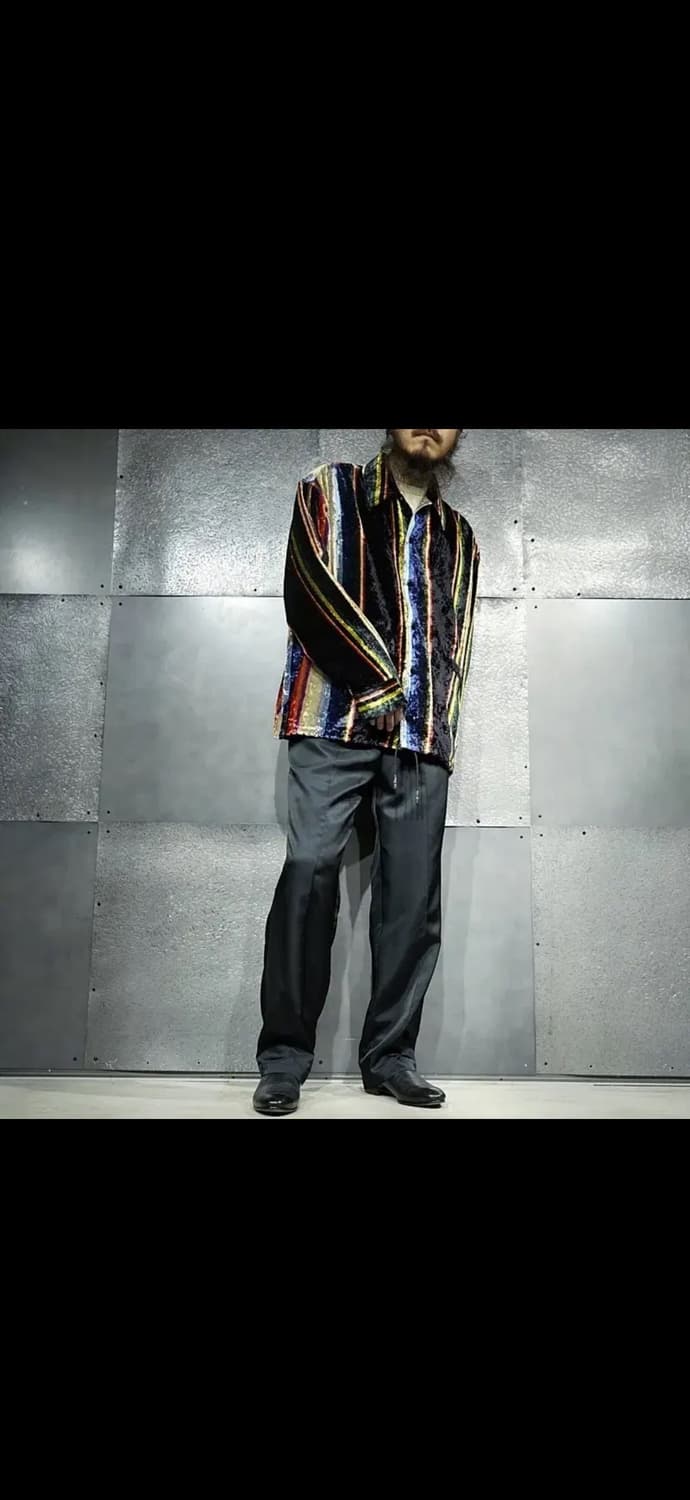 토가비릴리스 TOGA VIRILIS 스트라이프 블루종 자켓 48 상품이미지7