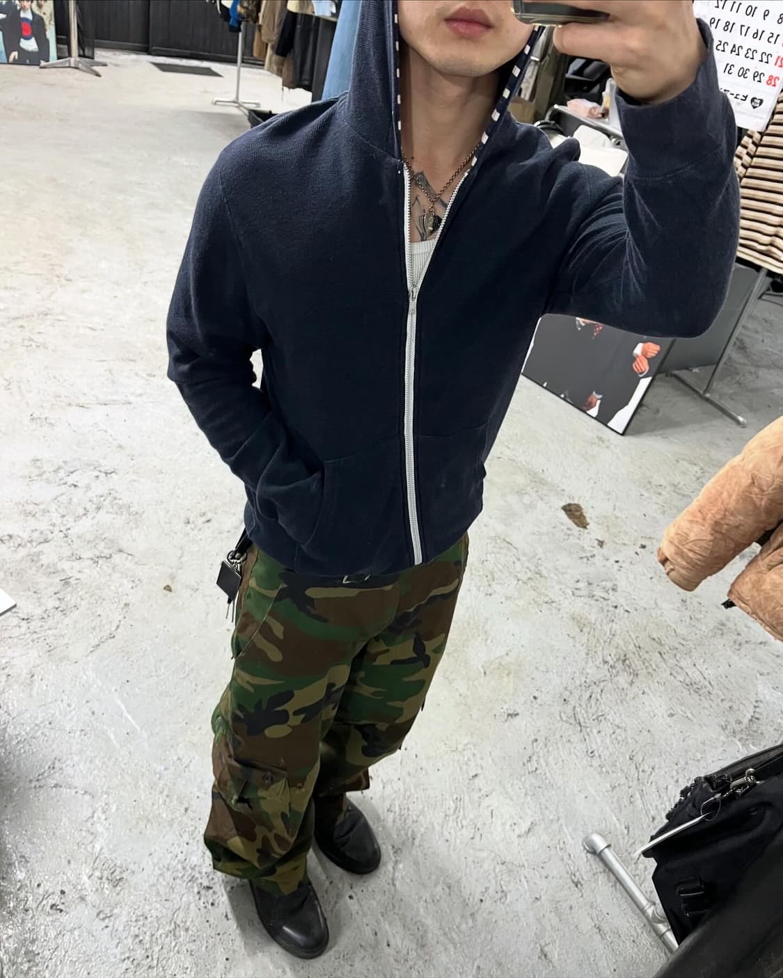 Back Number hood zip up 상품이미지1