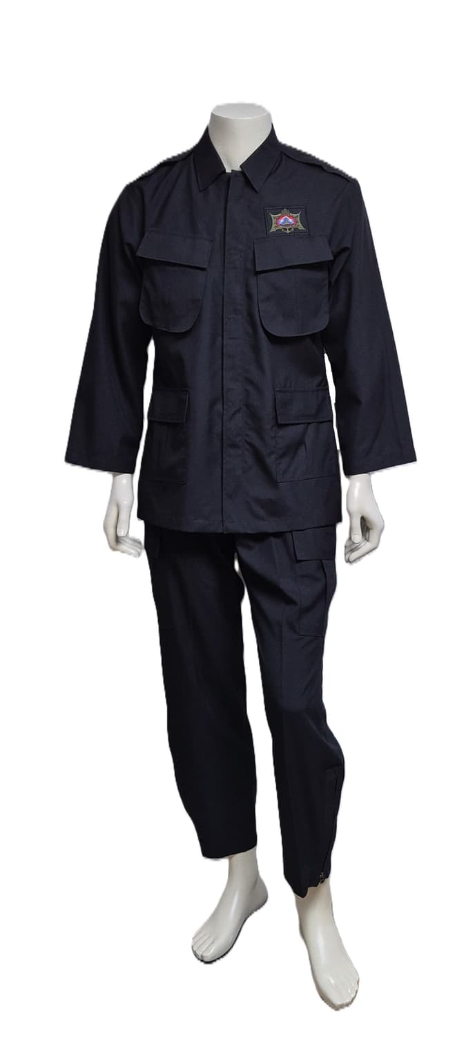 국군 구형 90년대 UDU 해상 정보사 맞춤 흑복 전투복 세트 (M) 상품이미지2