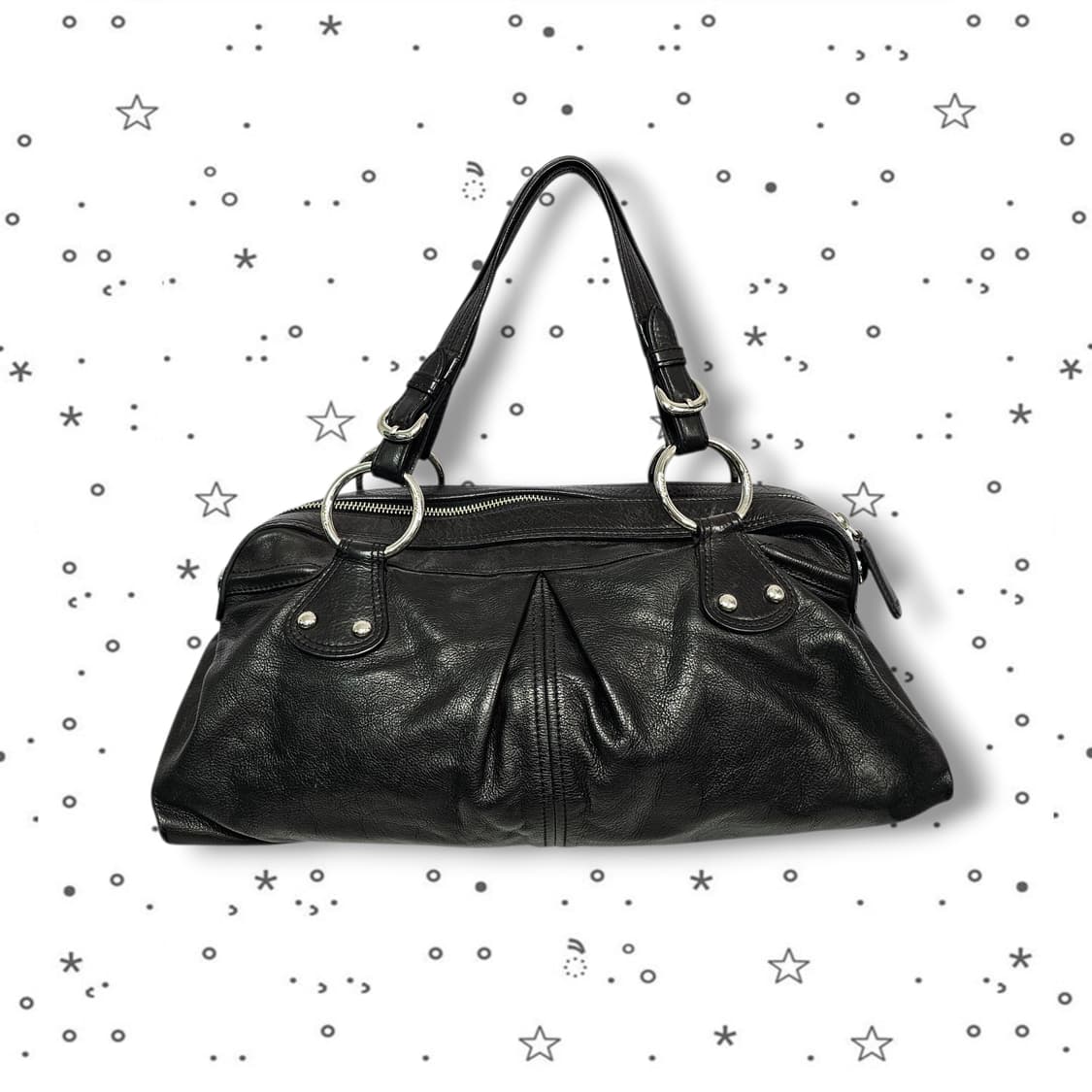 DKNY 블랙 가죽 토트백 상품이미지1