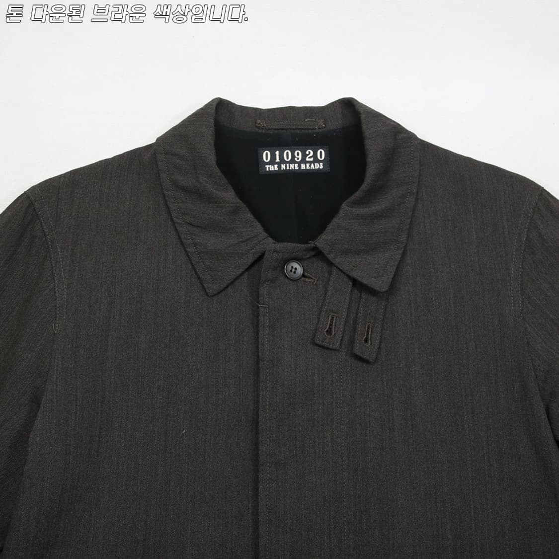 (착용컷) 010920 THE NINE HEADS 싱글 트렌치 코트  상품이미지4