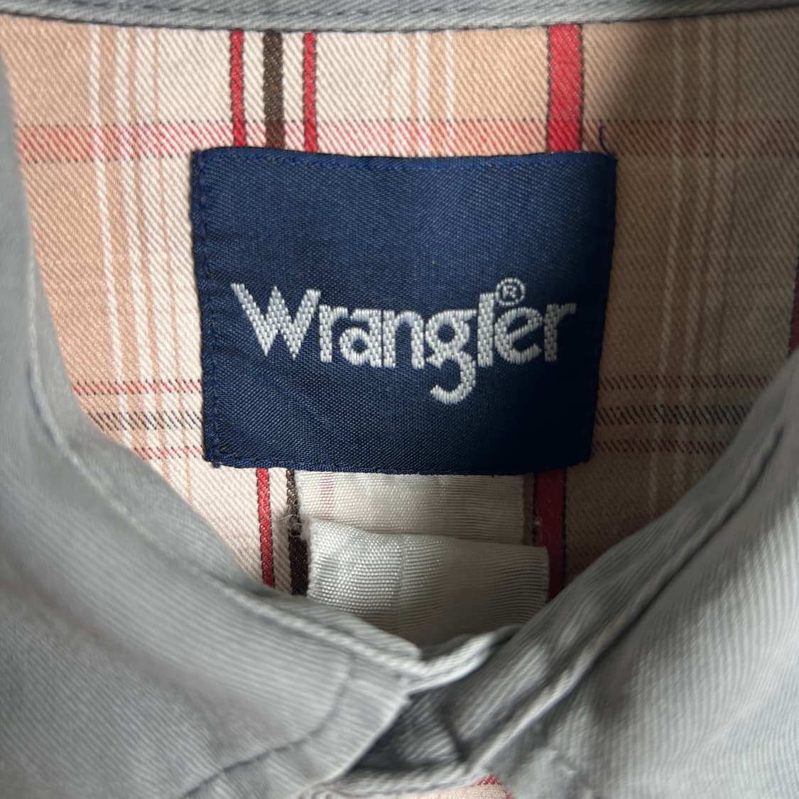 랭글러 포켓 디테일 웨스턴 체크 셔츠  상품이미지3