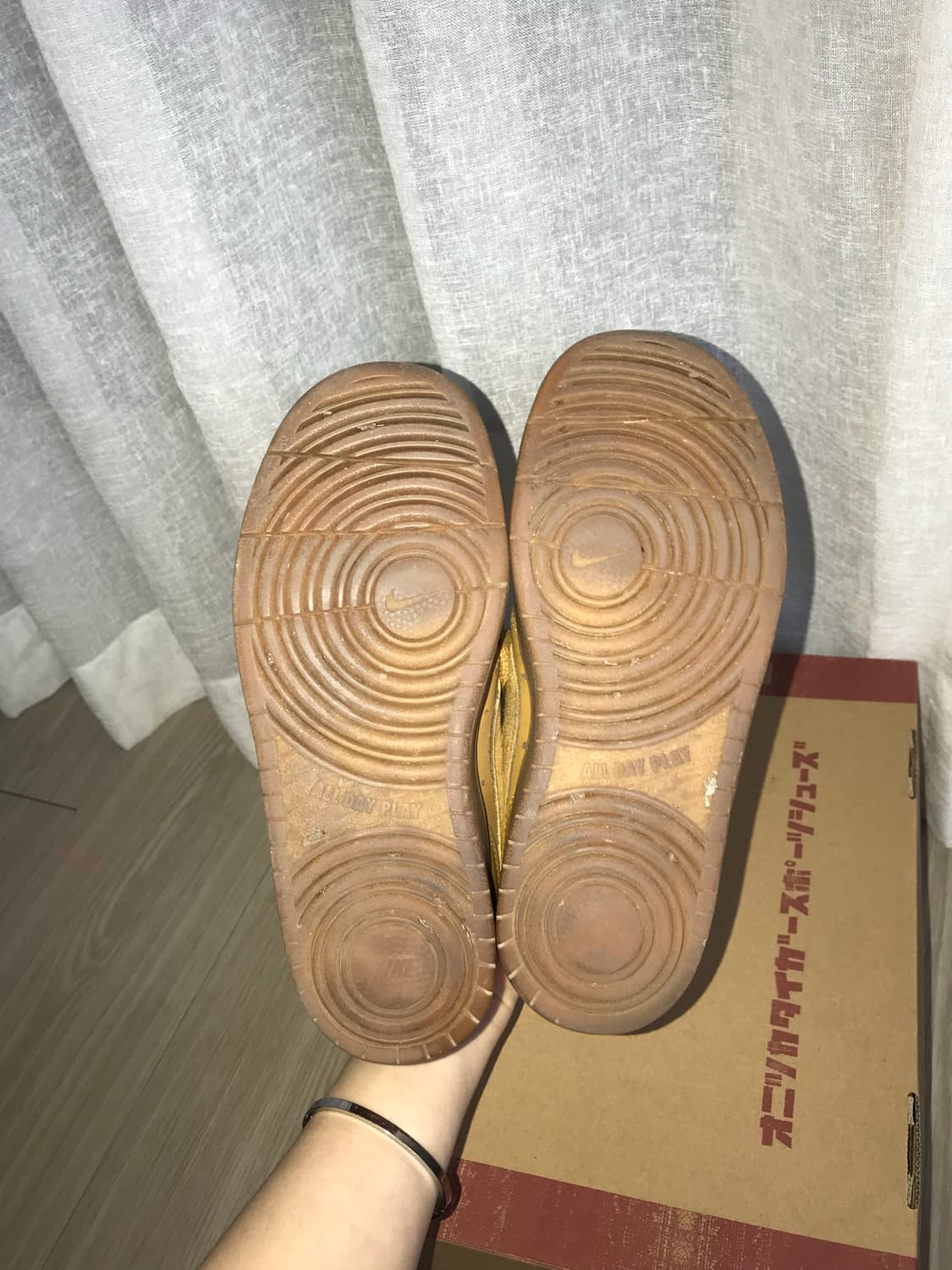 나이키 에어포스 브라운 된장포스 235 상품이미지7