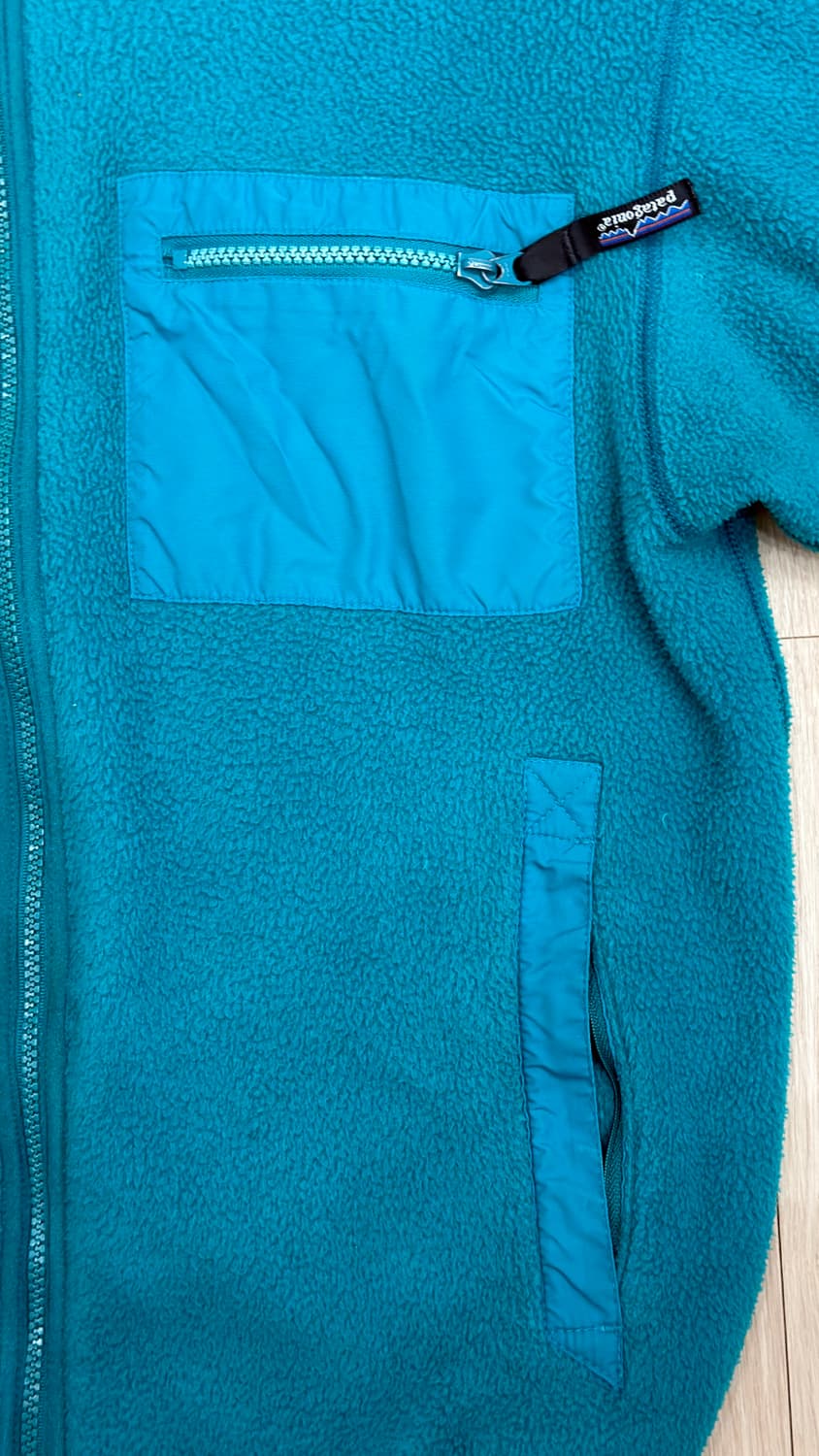 파타고니아 얇은 플리스 자켓 에메랄드 상품이미지2