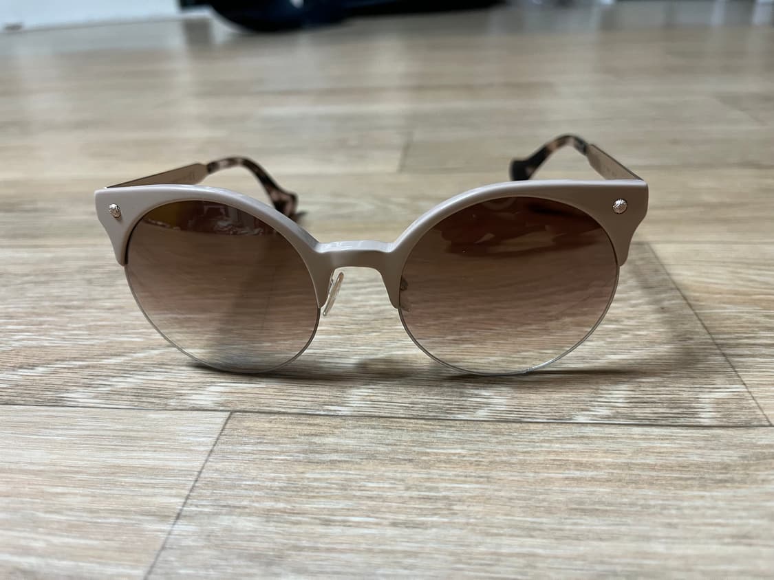 발렌시아가 써클 프레임 선글라스 베이지 상품이미지2