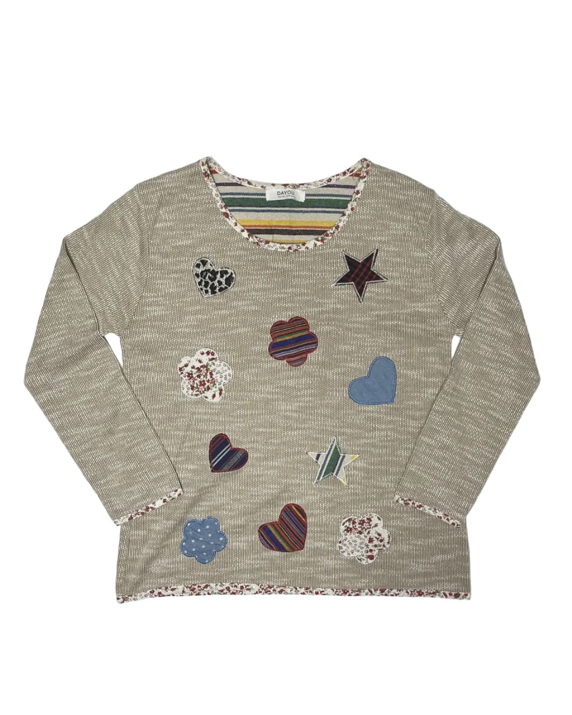 Cute patch knit 상품이미지1