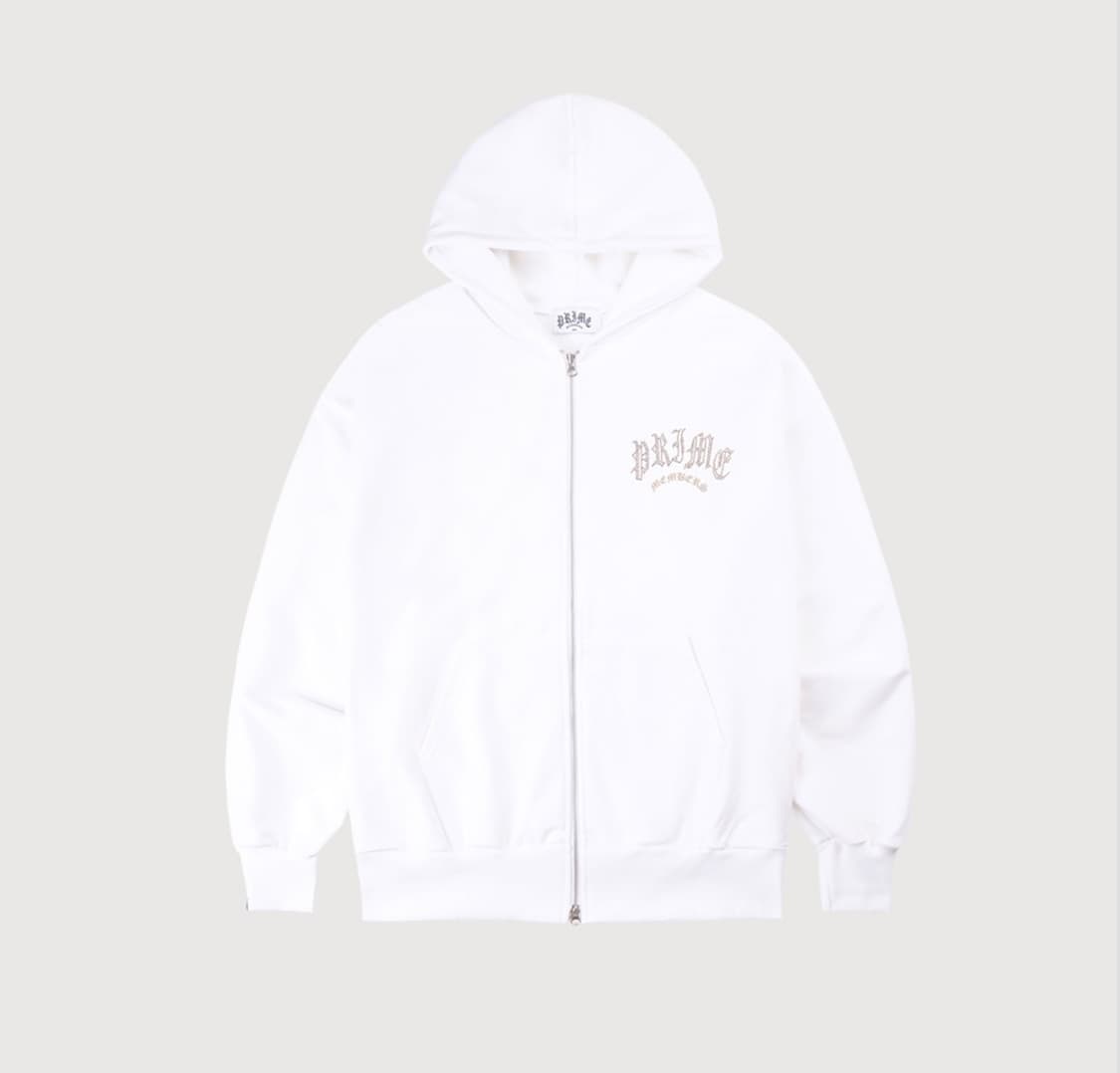 프라임멤버스 라인스톤 골드 후드집업 상품이미지1