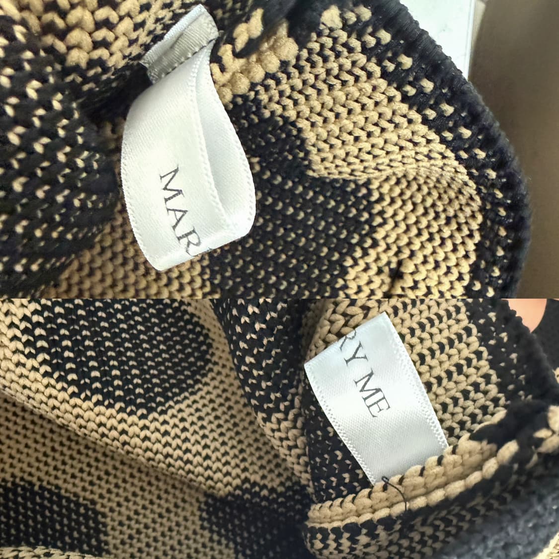 일본 하트 니트 숄더백 상품이미지3