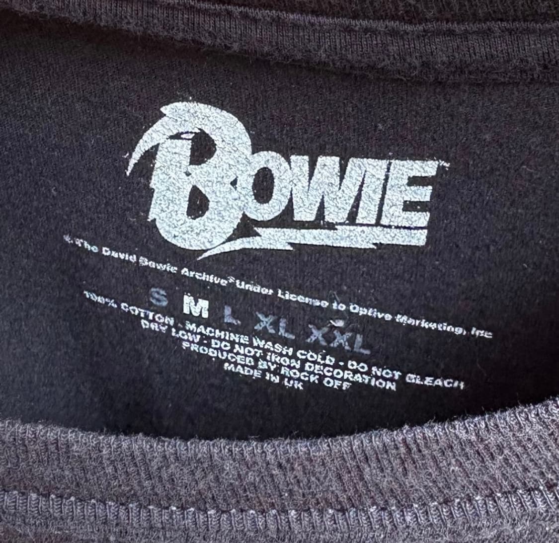 David Bowie 'Black Star' Official tee 상품이미지3