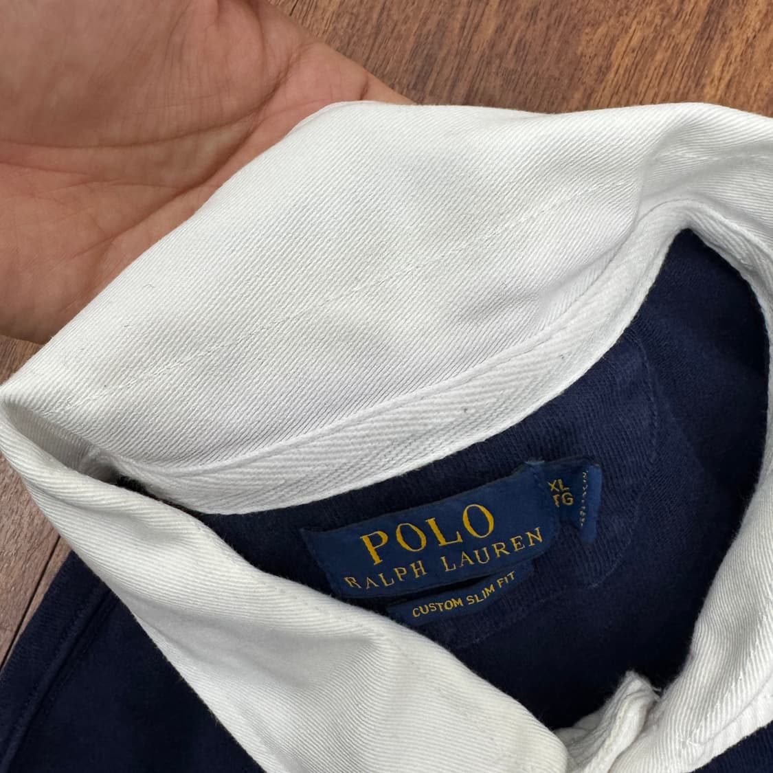 XL 폴로 랄프로렌 네이비 카라 티셔츠  상품이미지7