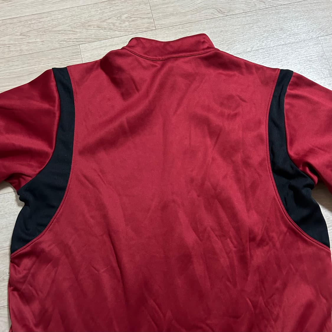 (해외판)나이키 버건디 하프집업 트랙탑(S) 상품이미지5