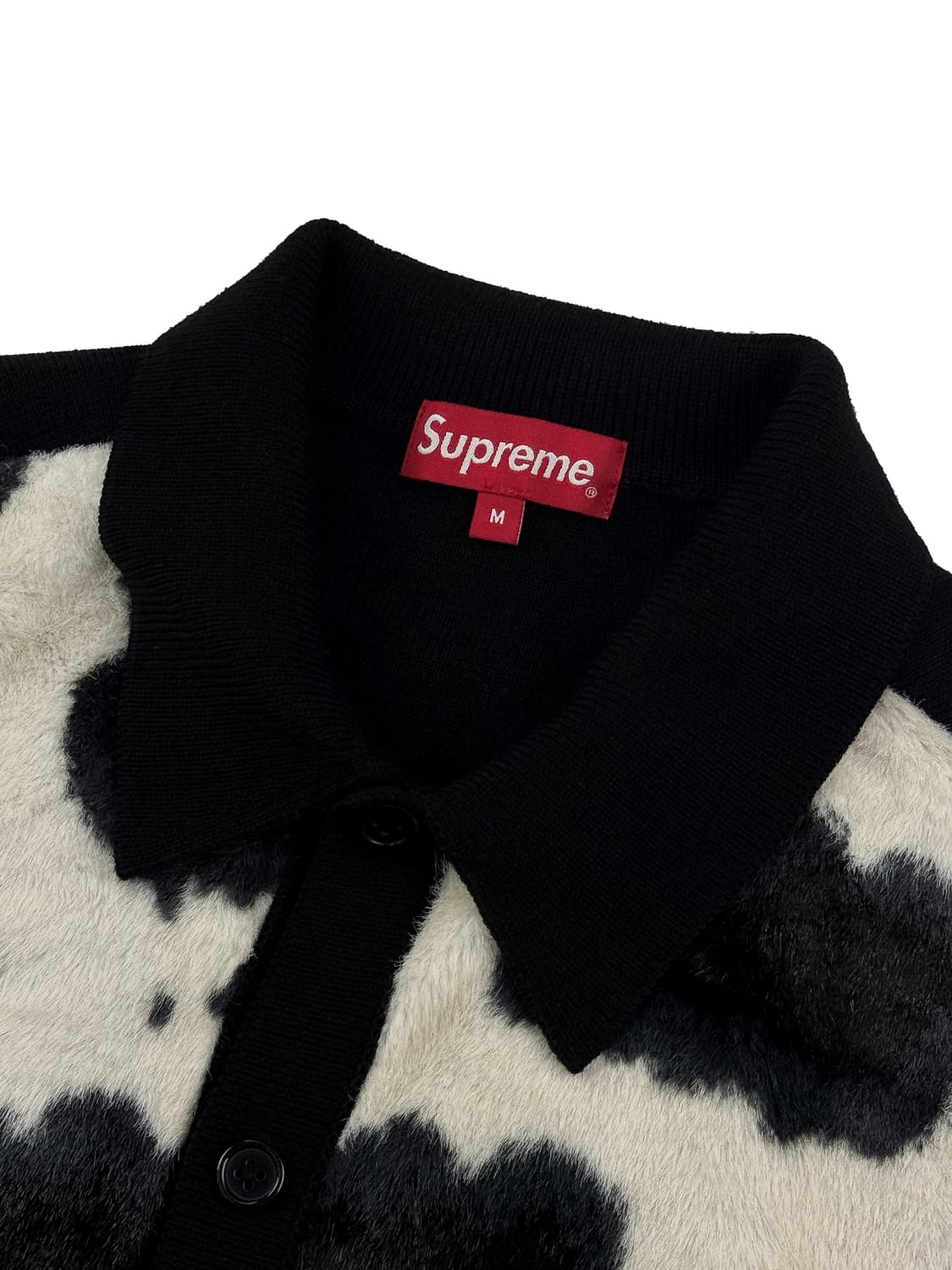 슈프림 카우 프린트 가디건 블랙 상품이미지3