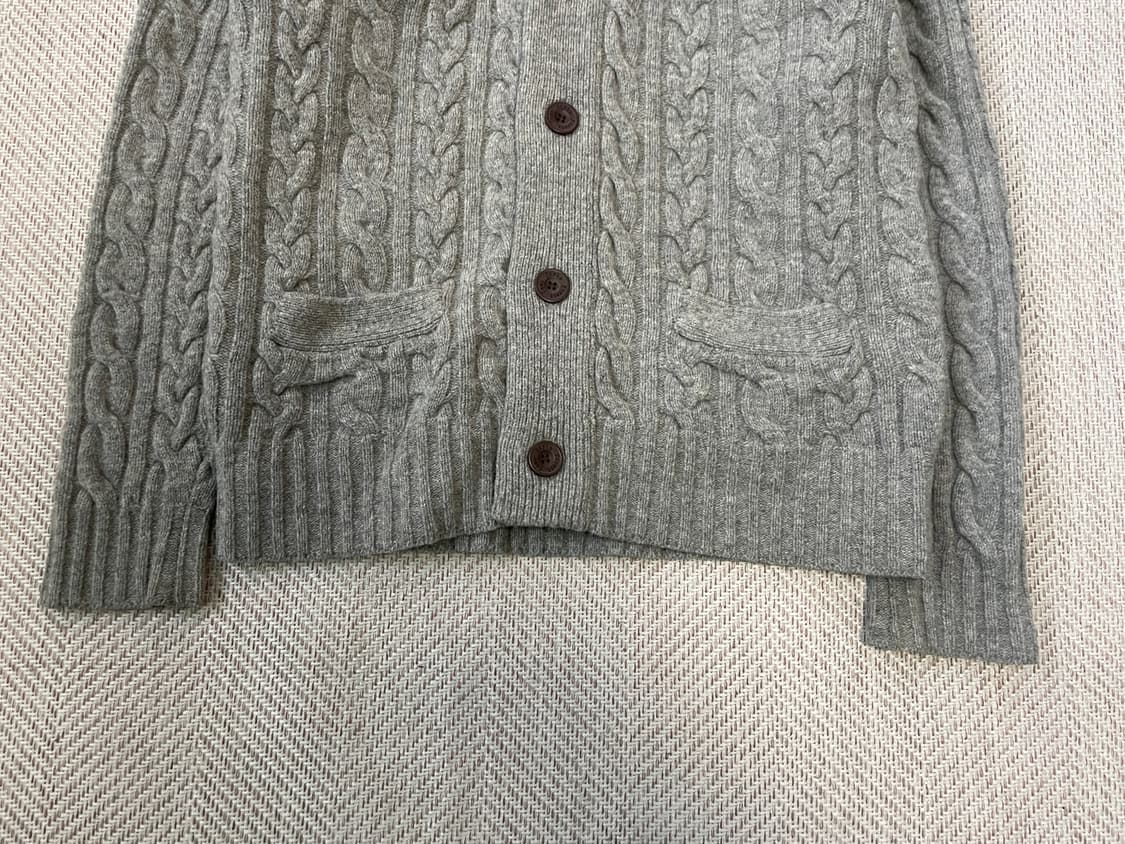 빈티지 피셔맨 숄카라 케이블 니트 가디건  J03731 상품이미지2