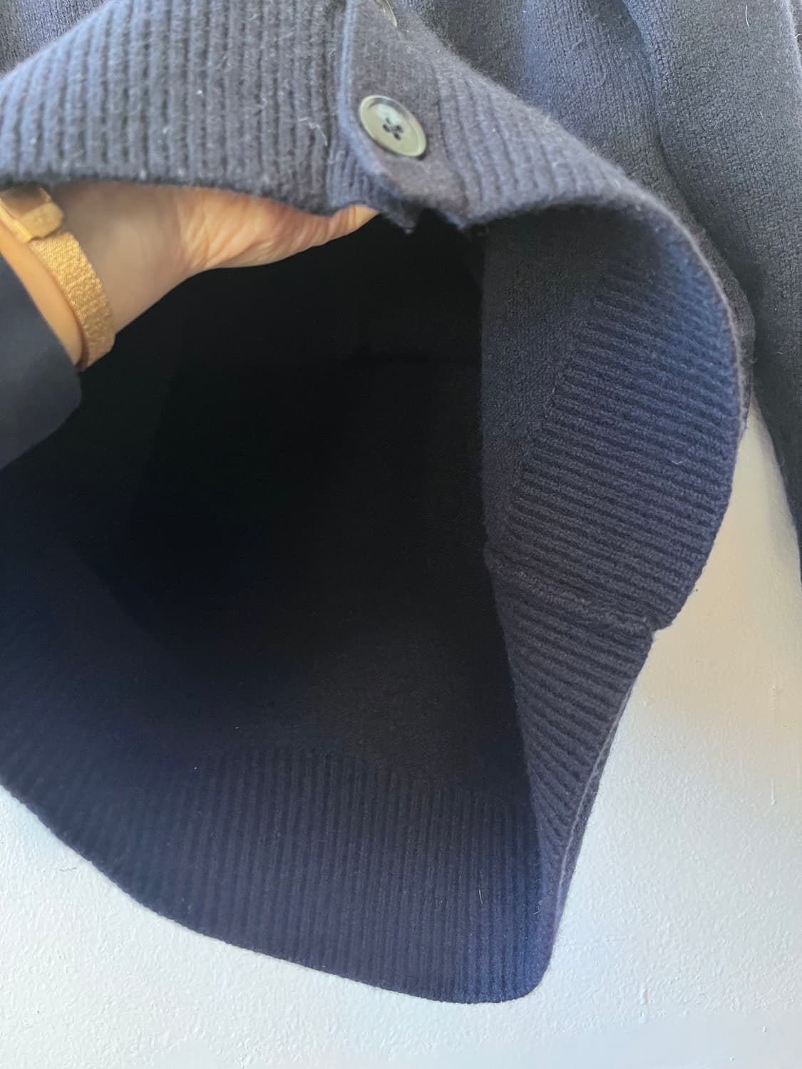 오니츠카타이거 & 안드레아 폼필리오 여성 네이비울혼방가디건 상품이미지6