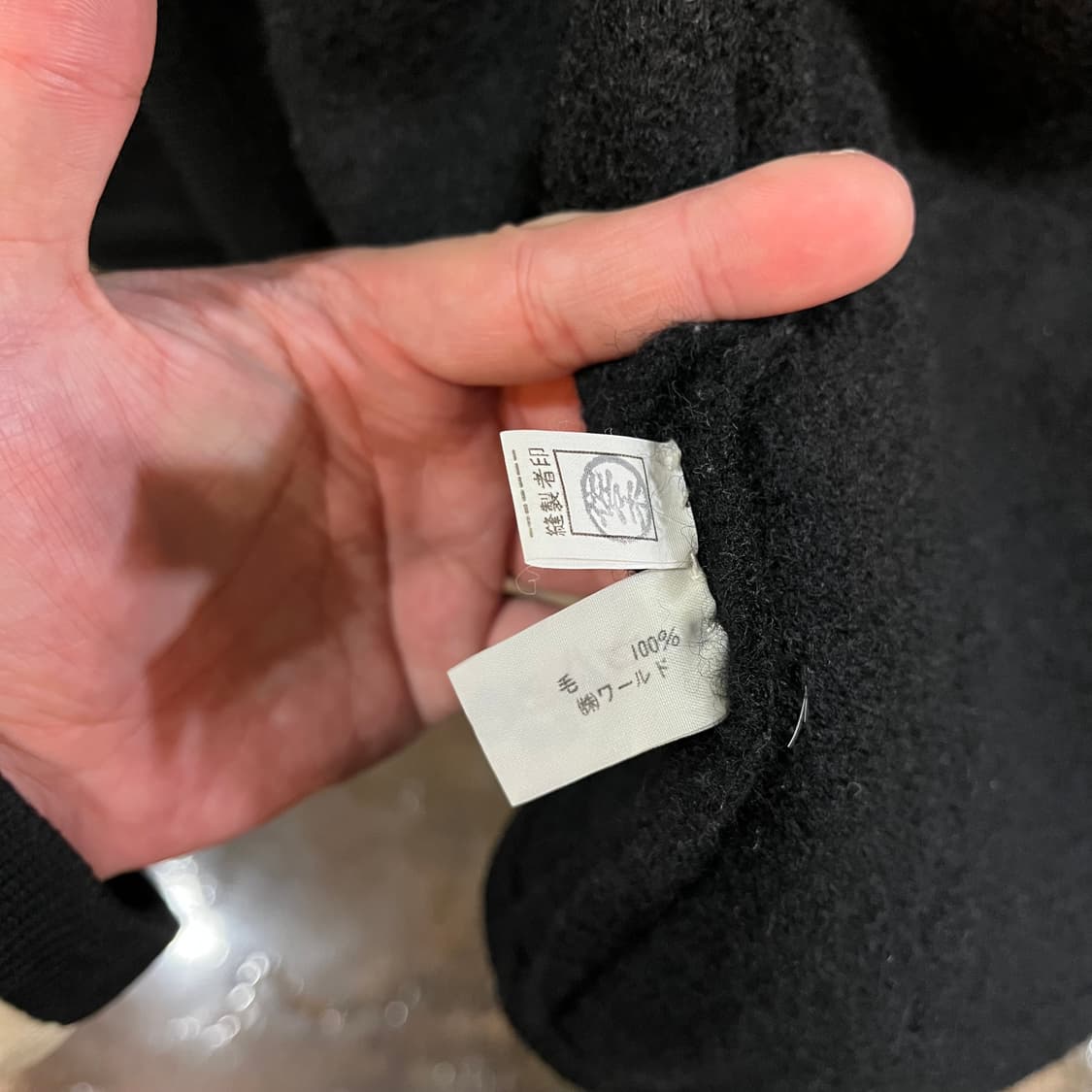 코르디에 펠트 울 가디건 자켓 상품이미지7