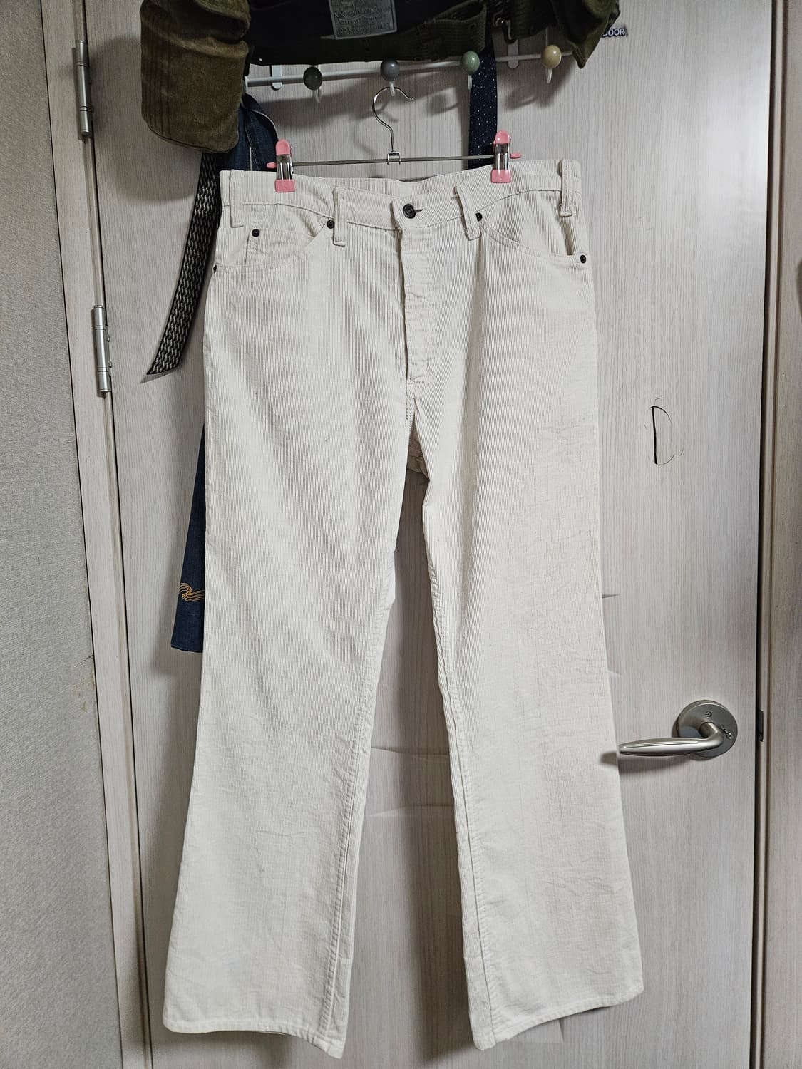 70s levis517 코듀로이 화이트탭 부츠컷 34x31 리바이스 상품이미지1