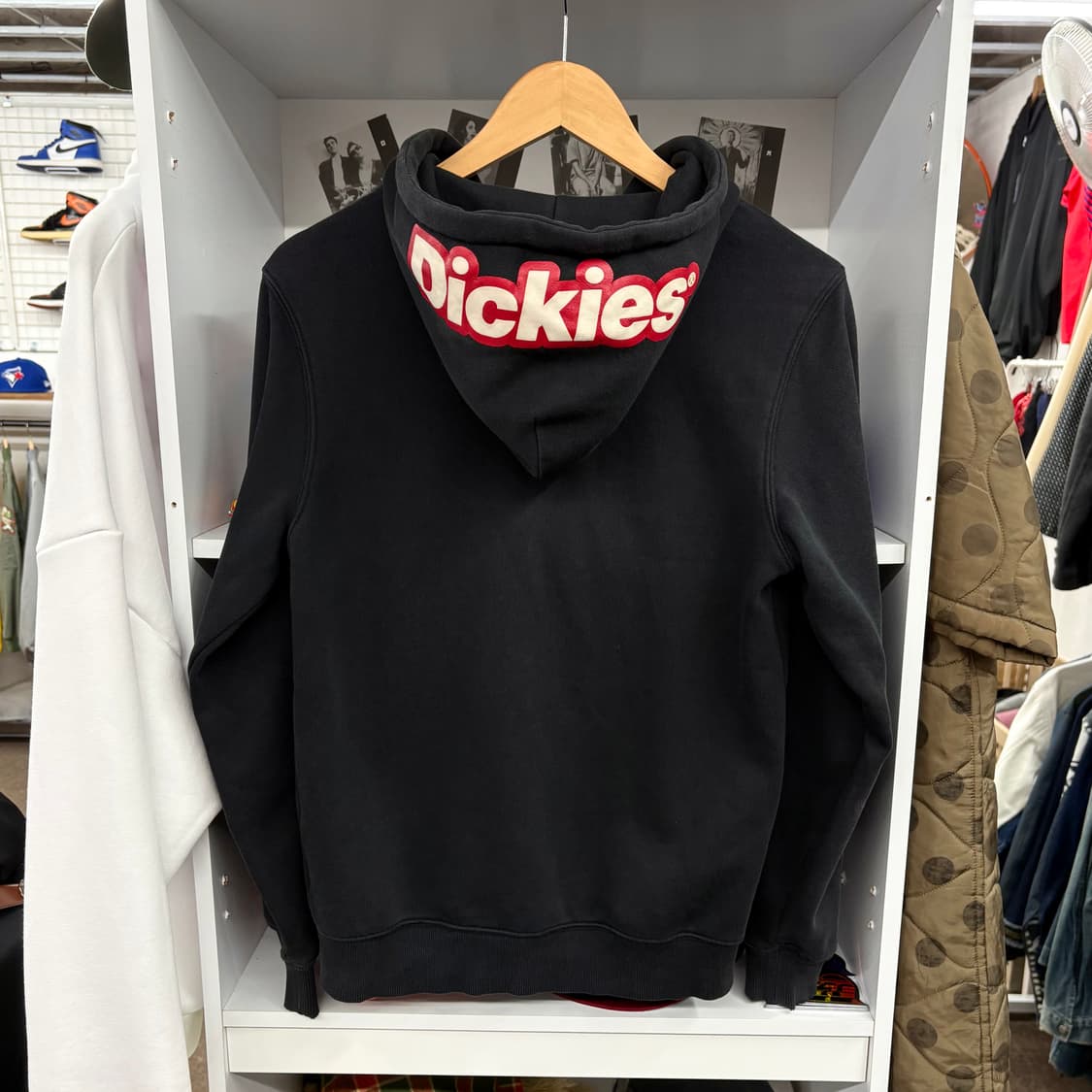 (S) 디키즈 블랙 풀 집업 후디 상품이미지3