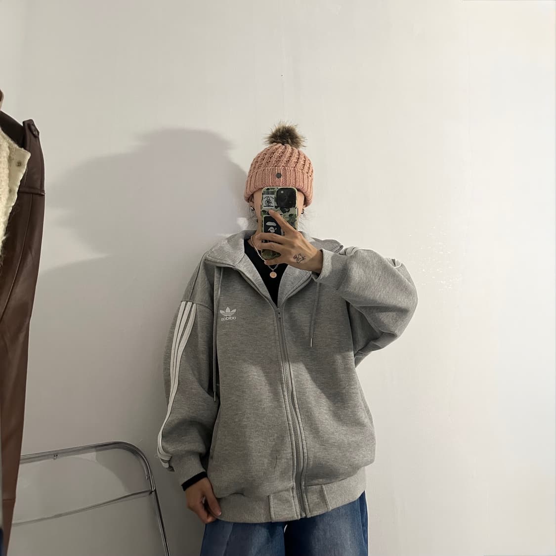 roxy 록시 꽈배기 방울비니 상품이미지2