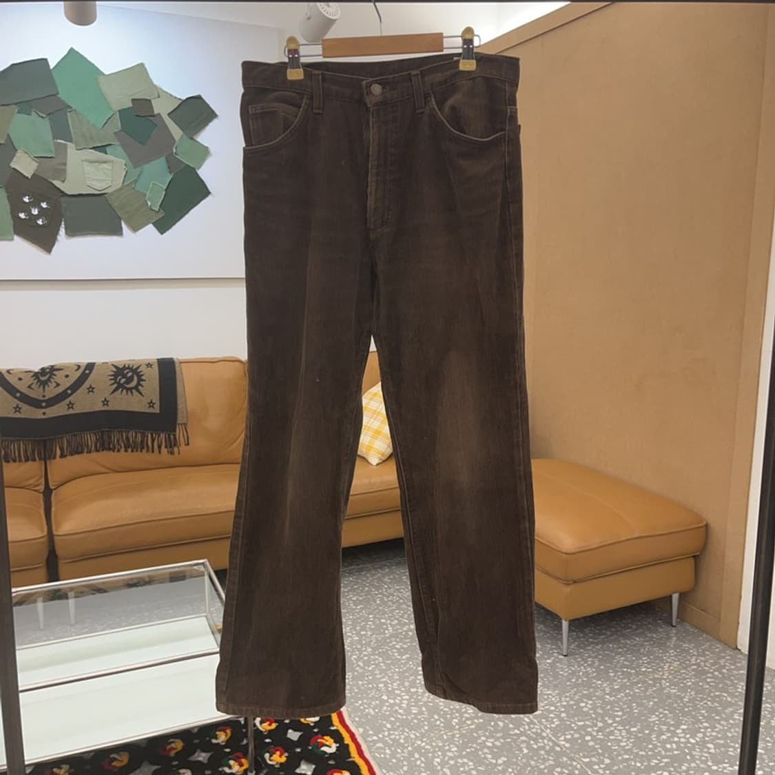 랭글러 레트로 90's 코듀로이 골덴 브라운 바지 31인치 C06833 상품이미지3