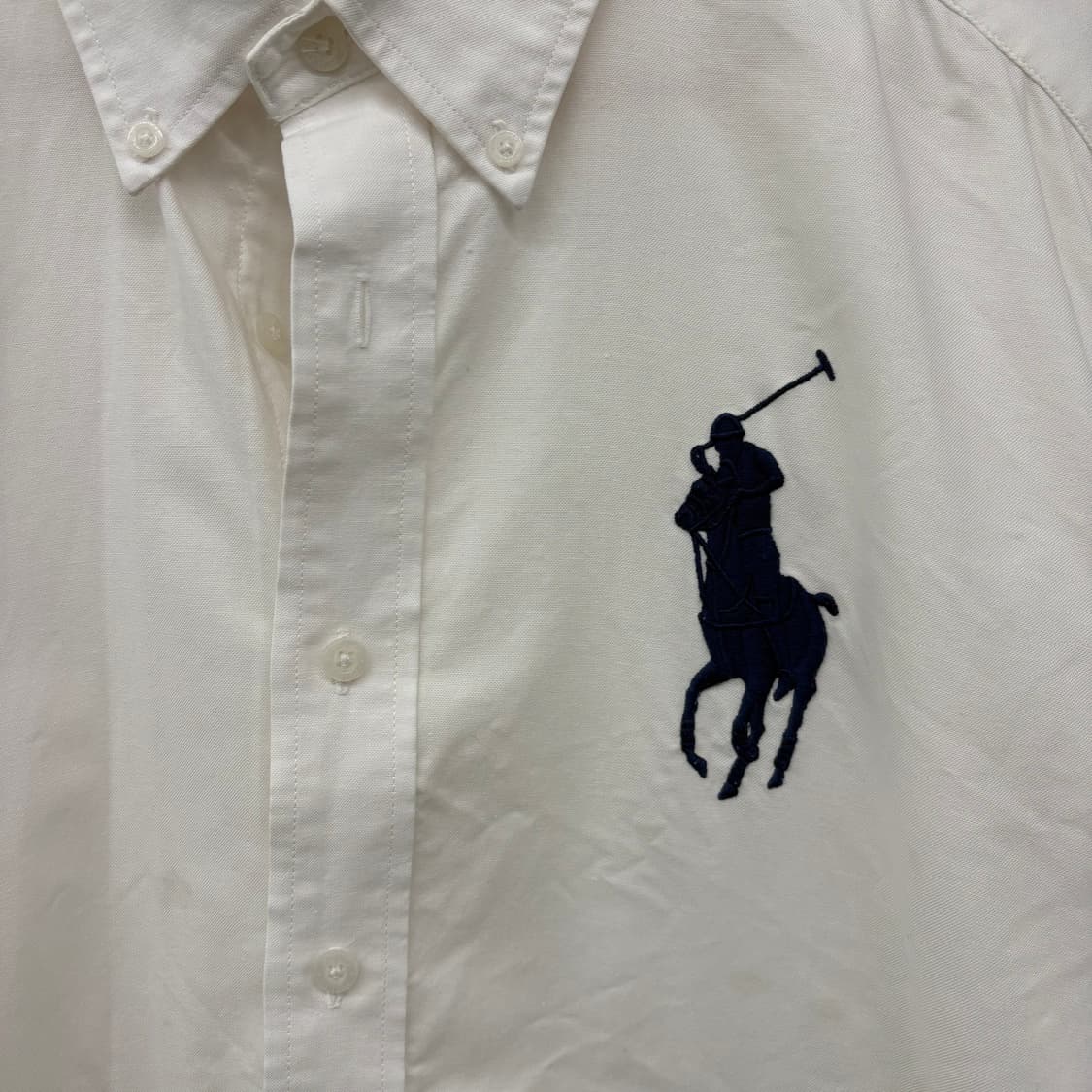 폴로 랄프로렌 빅포니 화이트 셔츠 여/XL 상품이미지2