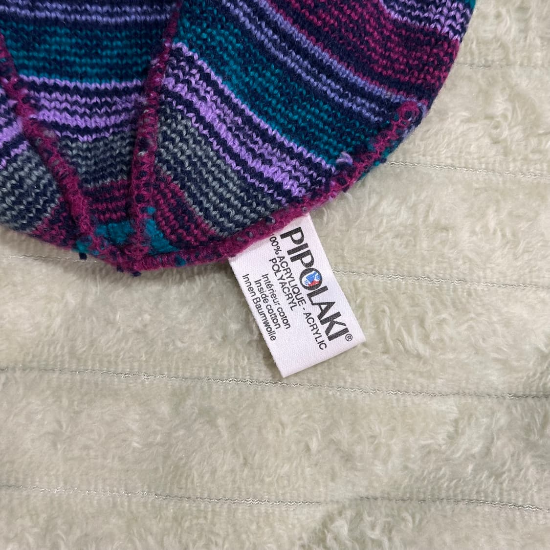 빈티지 패턴 비니 상품이미지7