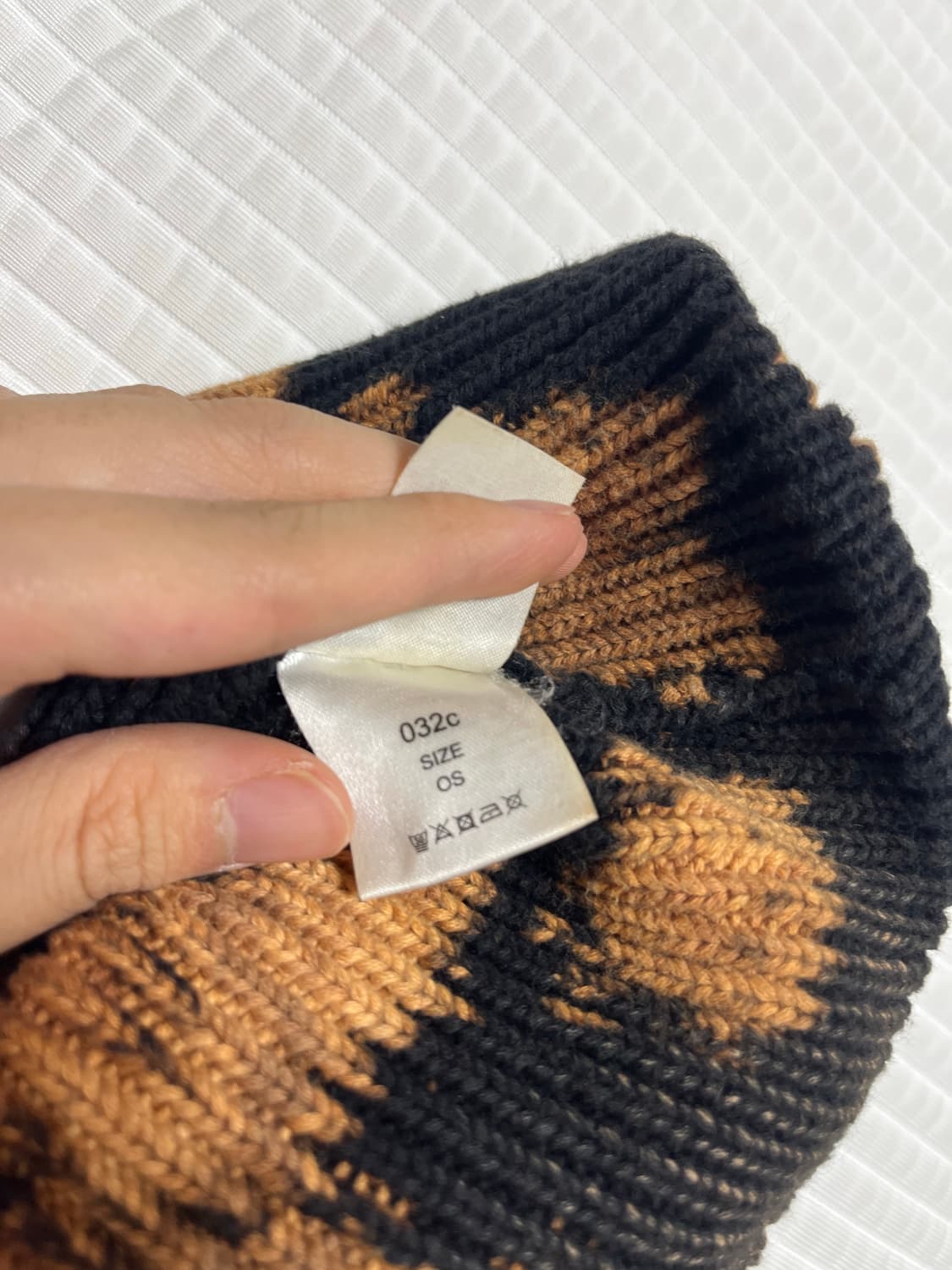 [OS] 032C 블리치드 로고 비니 상품이미지2