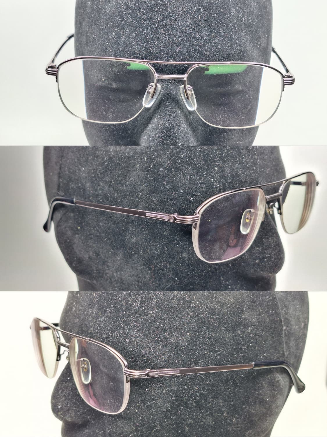 일본제 티타늄 이온도금 반무테 안경테 SuperTUFF 7216 비즈니스 상품이미지2