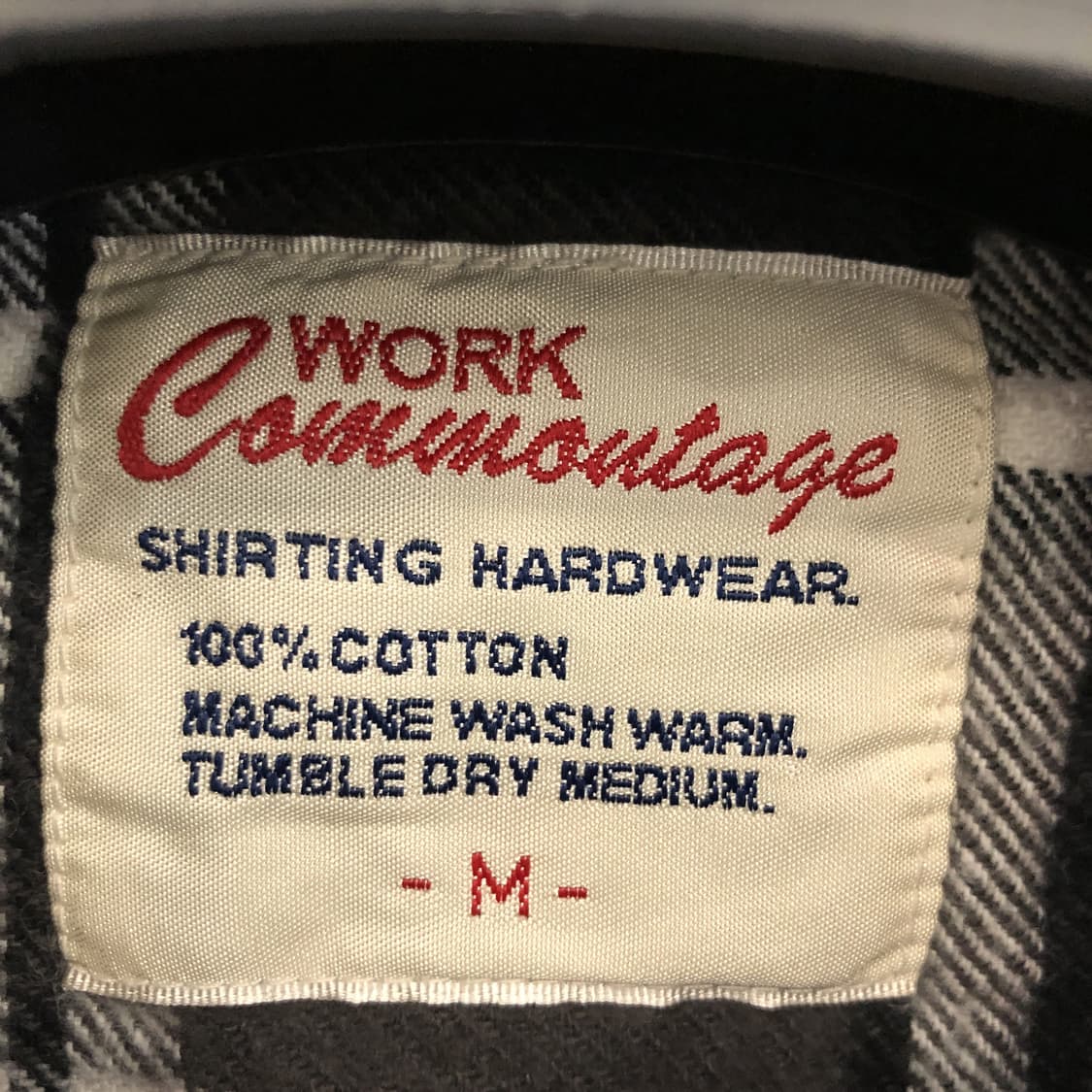 WORK commontage JPN 플란넬 웨스턴셔츠 M 상품이미지5