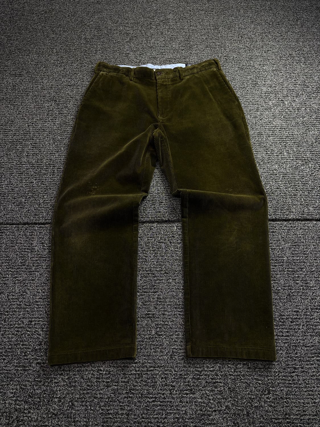 폴로 랄프로렌 신형 아메카지 코듀로이 와이드 팬츠 카키 1887 상품이미지2