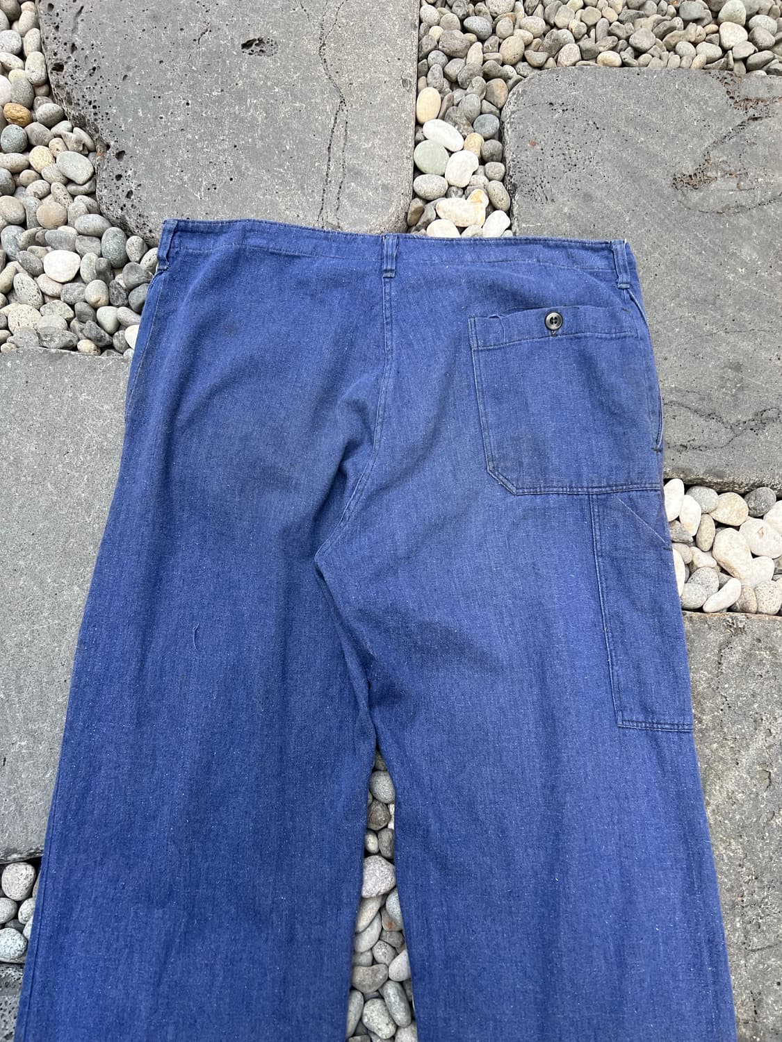 OLD VINTAGE WASHING HAIRY DENIM 프렌치워크팬츠 상품이미지6