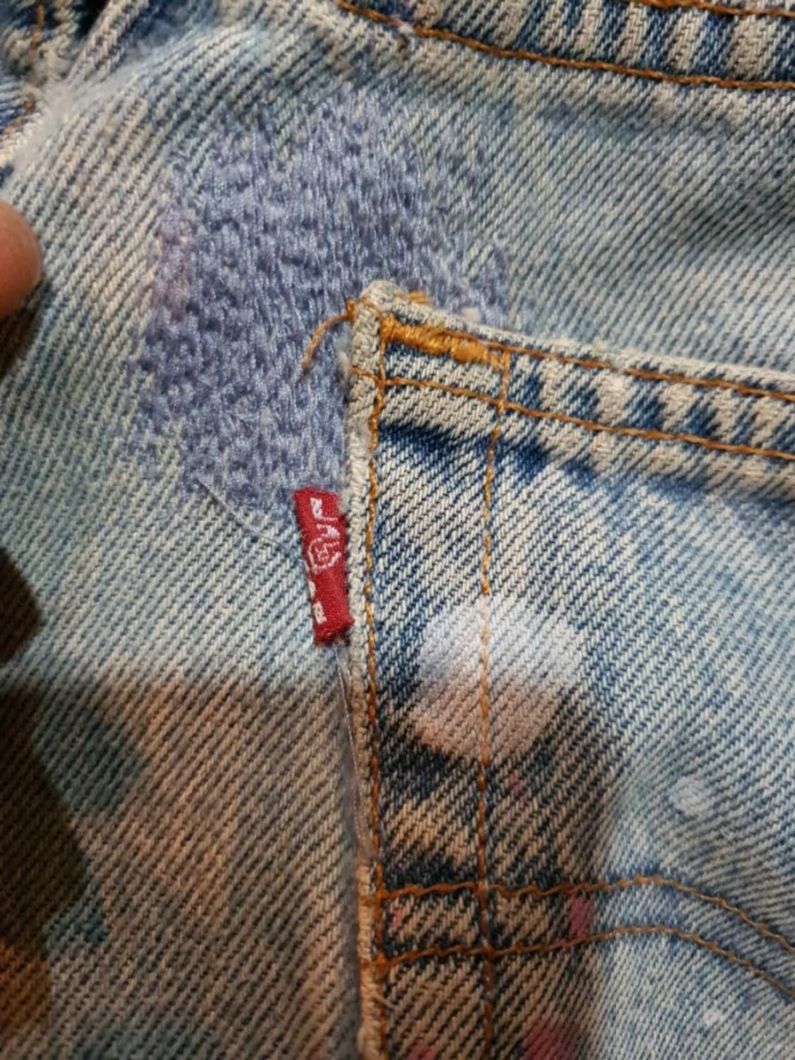 리바이스 90s 501 usa 페인팅 리메이크 데님팬츠

 상품이미지10