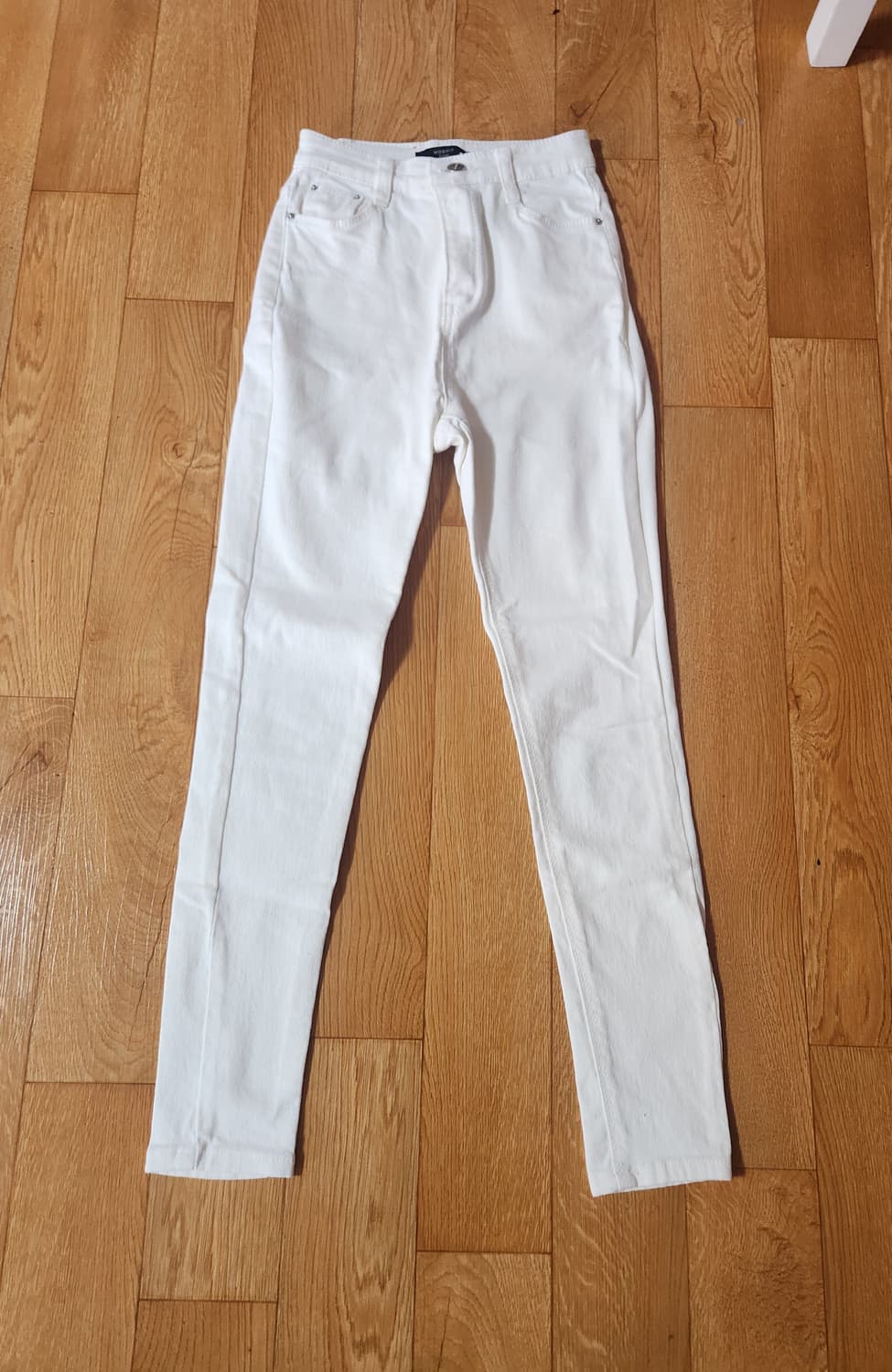 MODIFIT 화이트 데님 스키니진 S 상품이미지1