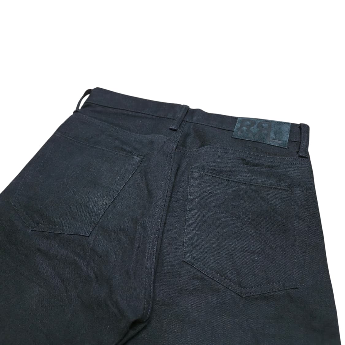 [29x30] RRL 더블알엘 빈티지 파이브포켓 데님 팬츠 블랙 온 블랙 상품이미지6