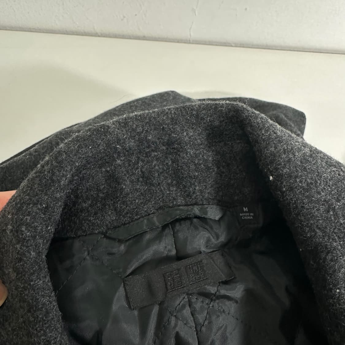 M 유니클로 일본판 차콜 해군 피코트 상품이미지4