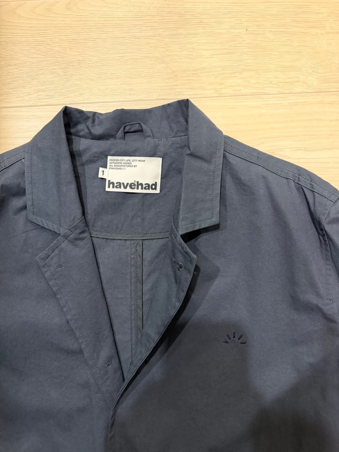 havehad 네이비 서머 이지 클럽 자켓 상품이미지4