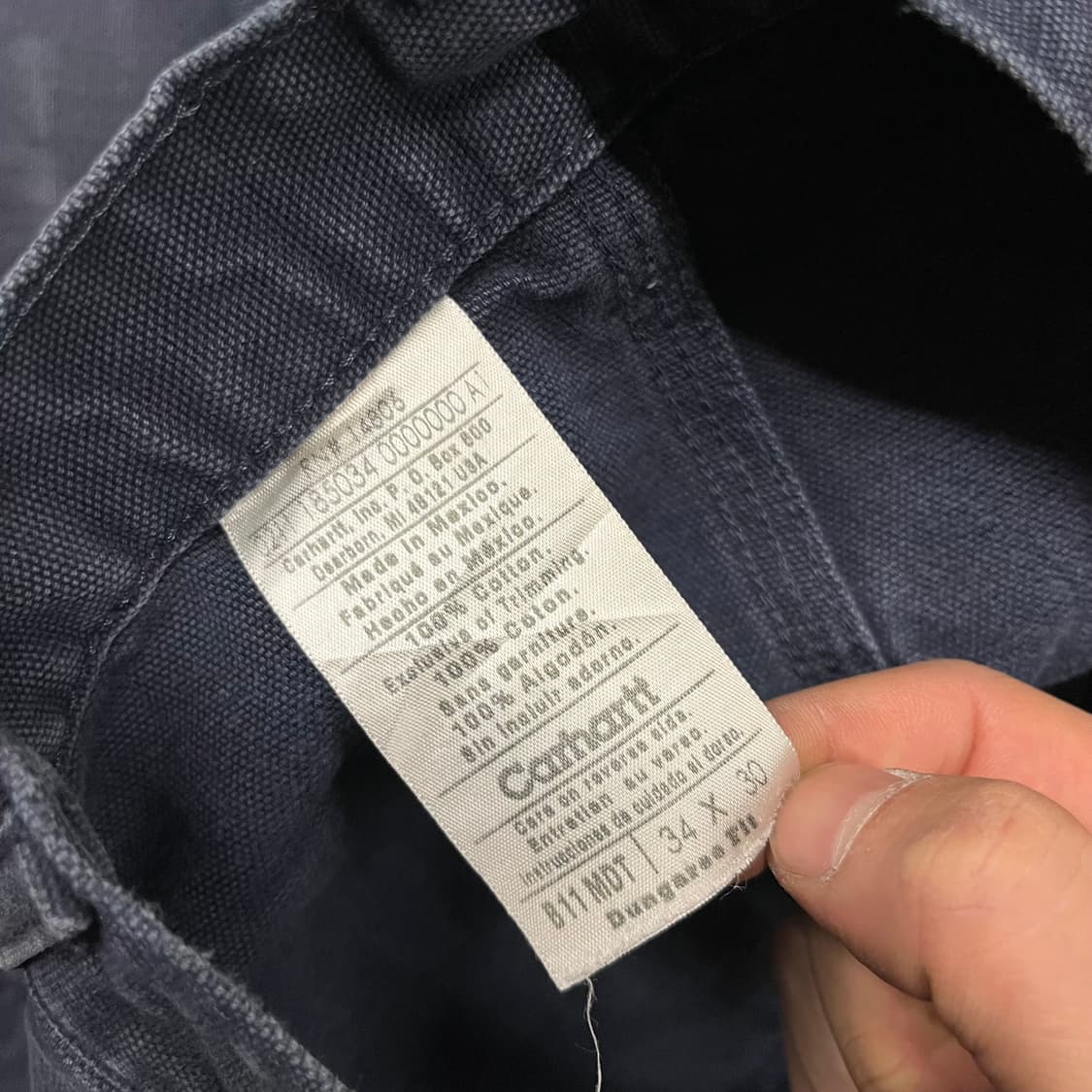 칼하트 B11 싱글니 카펜터 팬츠 (34“) 상품이미지6