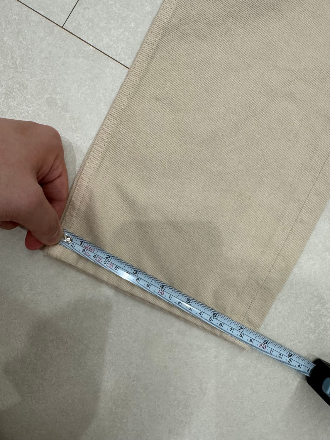 (새상품) 아르켓 오버다이드 스트레이트 데님 25 상품이미지8