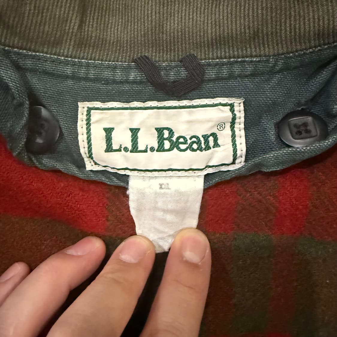 L.L.BEAN 오리지널 필드 코트 울 라이너 110-115 상품이미지6