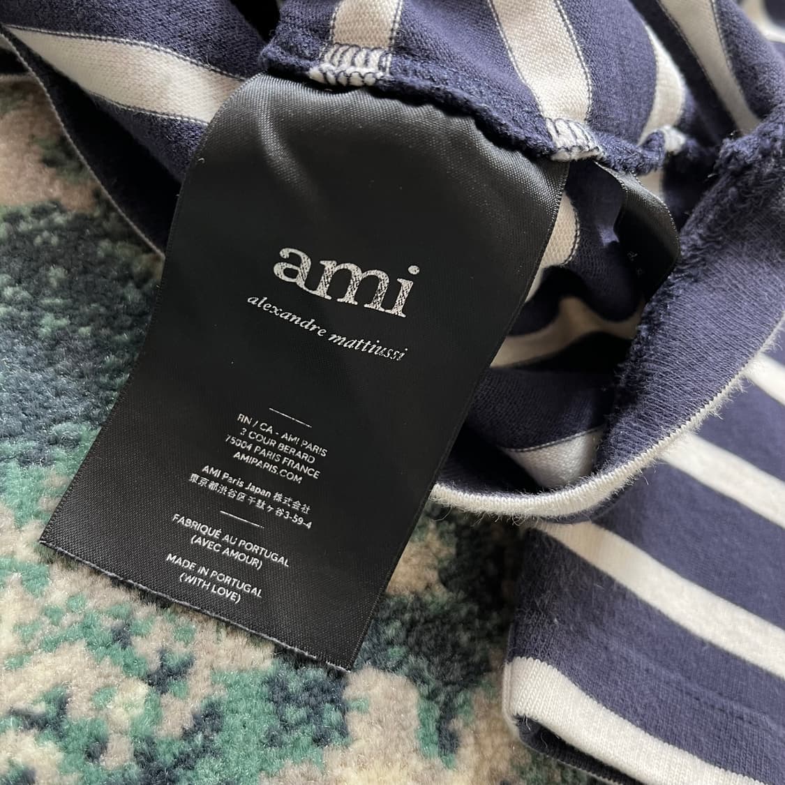 AMI 아미 스트라이프 긴팔 롱슬리브 티셔츠(S) 상품이미지5