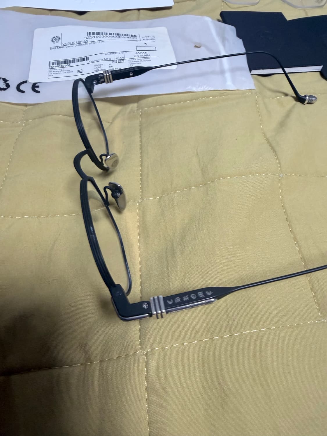 크림구매)크롬하츠 안경 바질릭토리안 매트블랙 상품이미지8