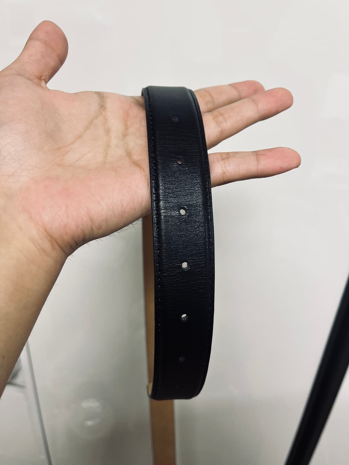 라베아카이브 Vann pin-buckle belt black 1사이즈 상품이미지4