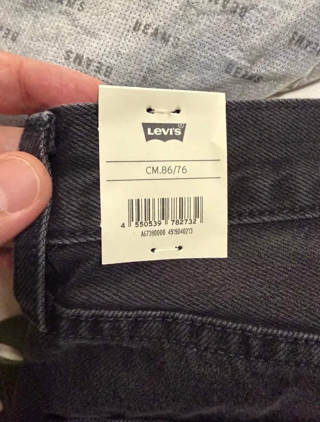 34*30)리바이스x에디피스 흑청데님 상품이미지5