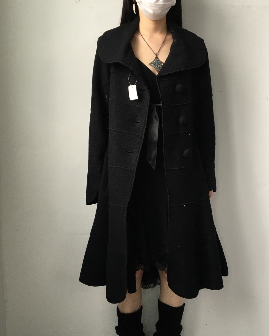 Line detail collar point coaat 상품이미지8