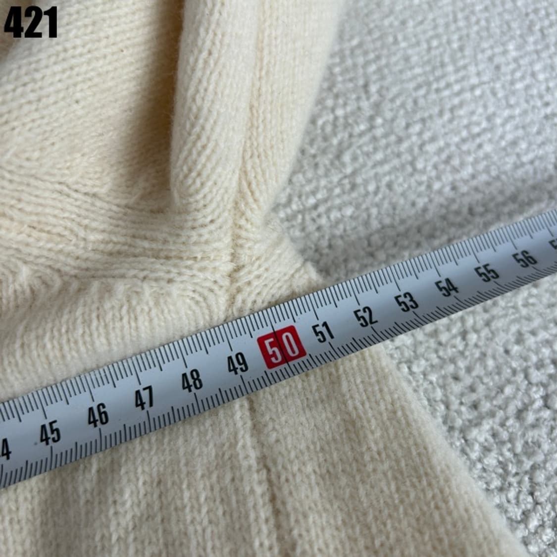 메종키츠네 아이보리 니트  상품이미지4