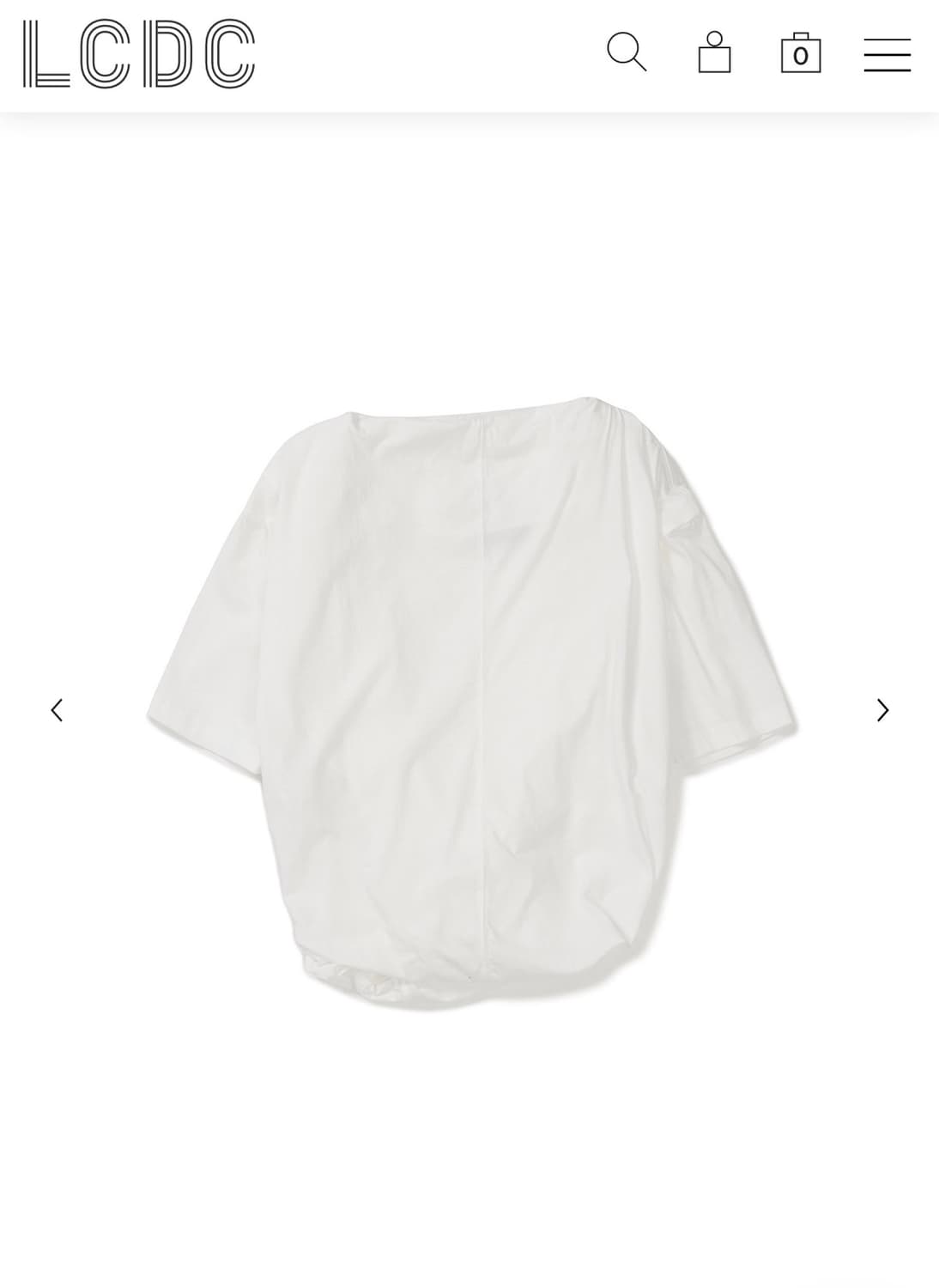 LCDC tm 트위스트 크롭 탑 m 상품이미지2