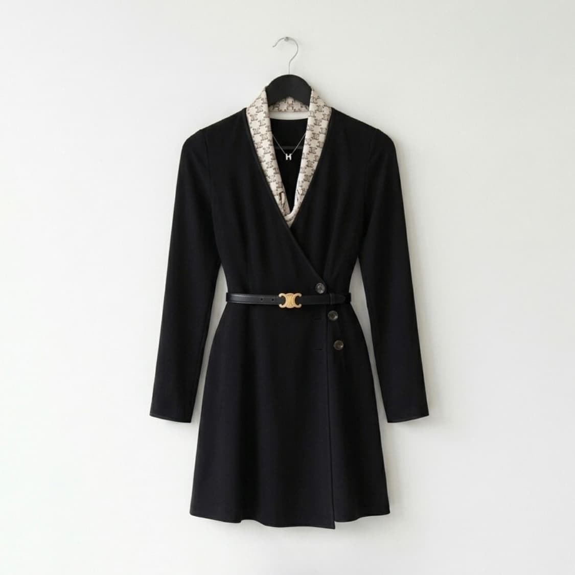 H&M 검정 롱가디건 상품이미지1