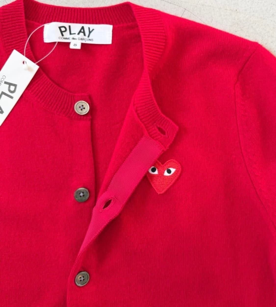 꼼데가르송 울100가디건 25/26 원터시즌 리미티드한정판 상품이미지4