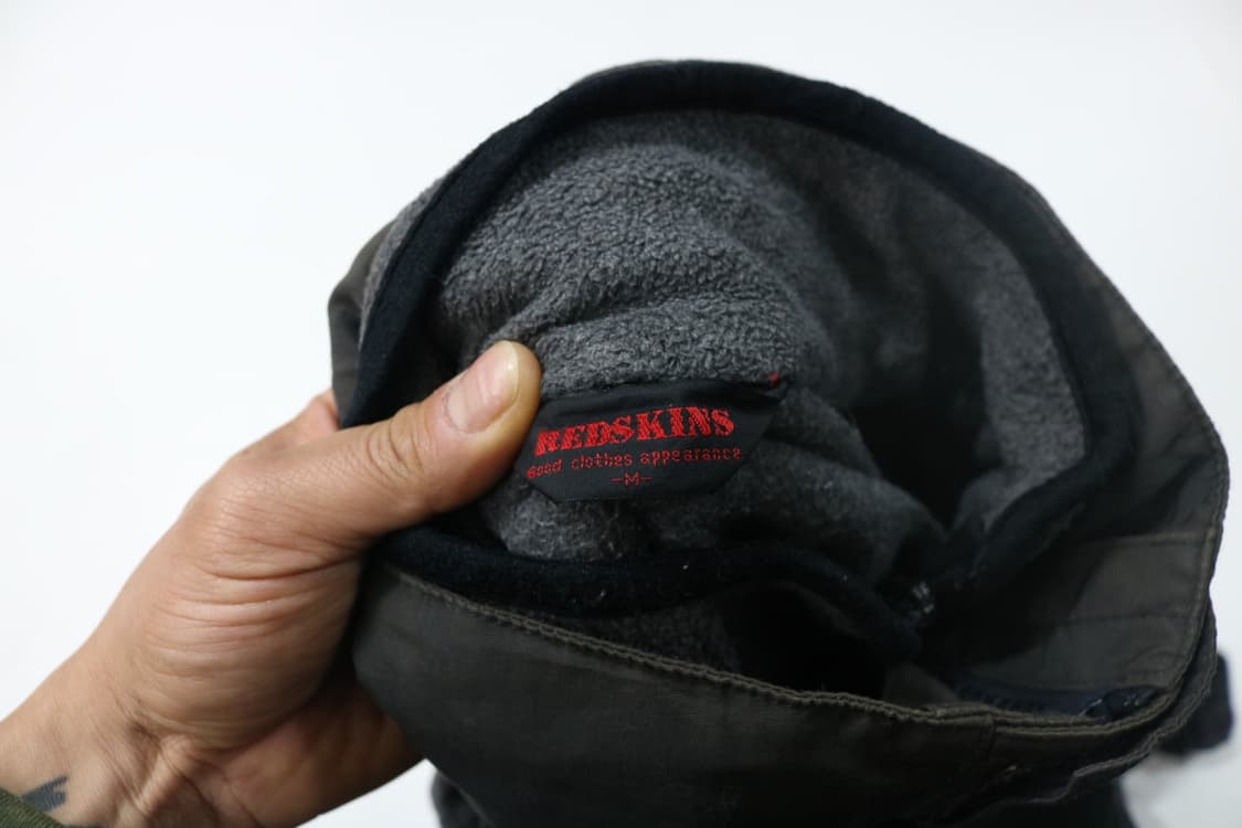 REDSKINS 레드스킨스 빈티지 플리스 안감 차콜 필드 자켓 M 상품이미지7